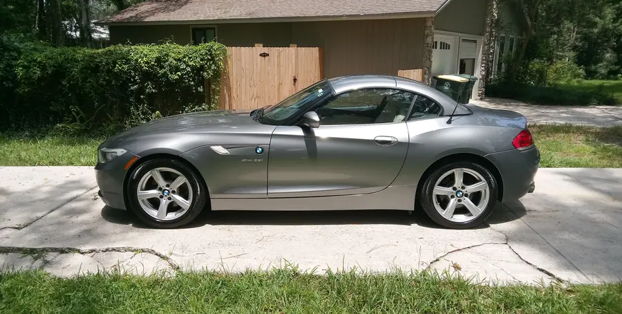 A BMW Z4, detailed